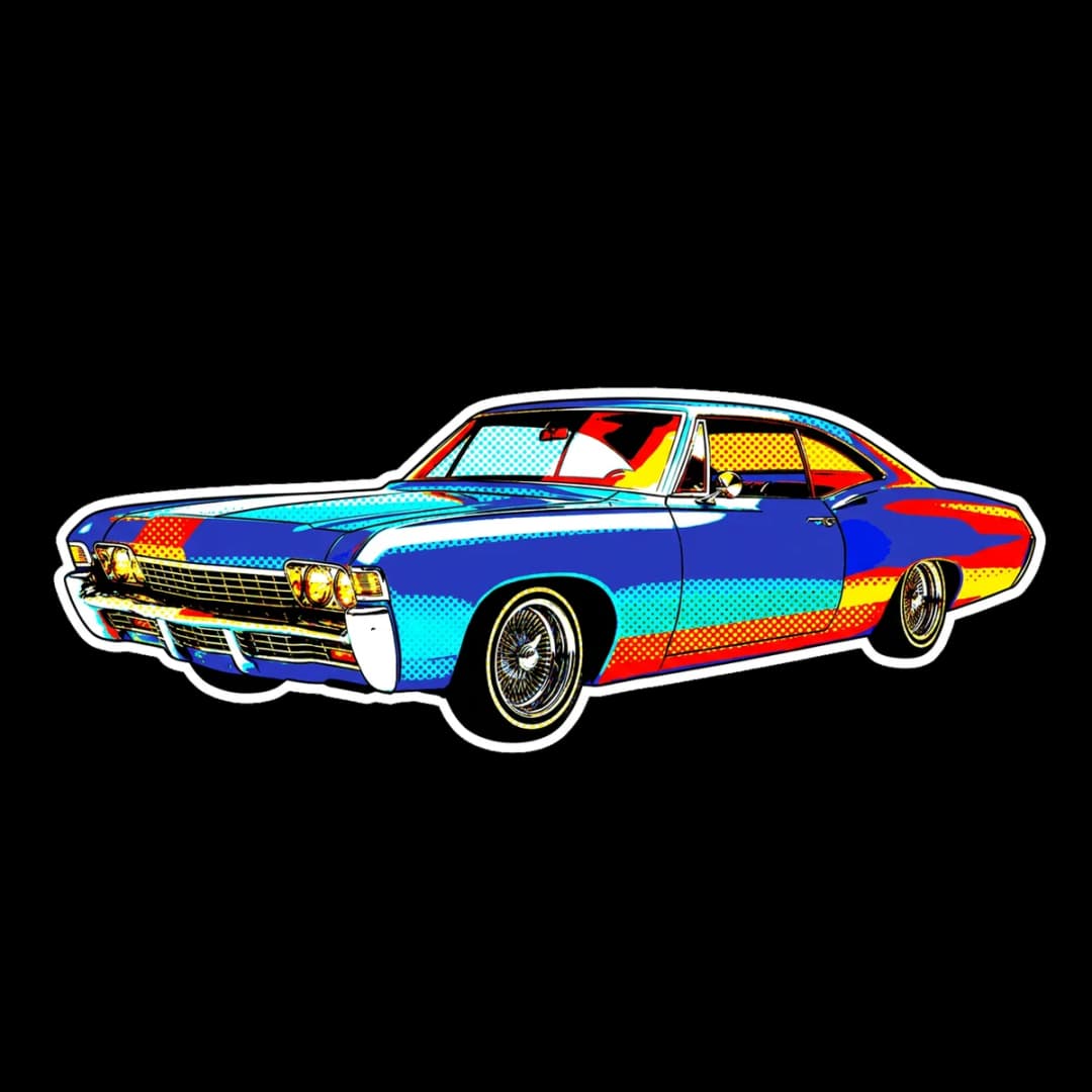 lowriders apparel design.
